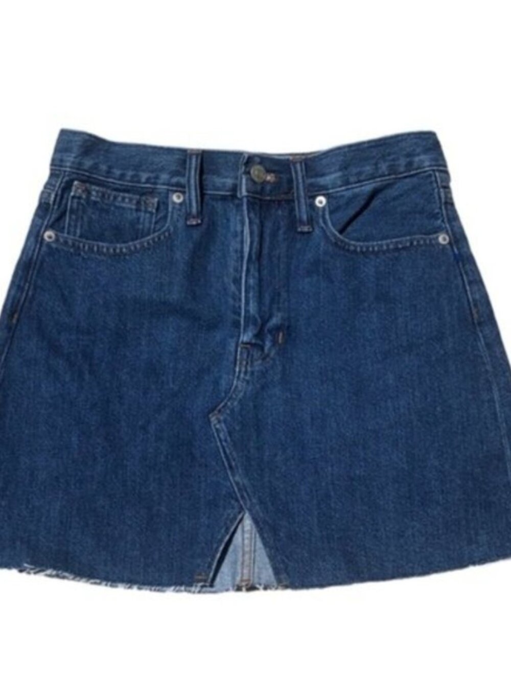 Denim A-Line Mini Skirt Blue Size 26